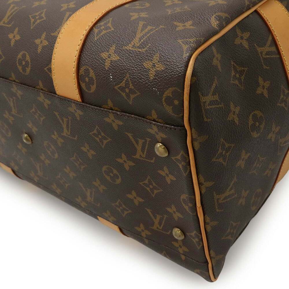 LOUIS VUITTON Authentic Brown Monogram Carryall Boston Bag - Picture 4 of 10